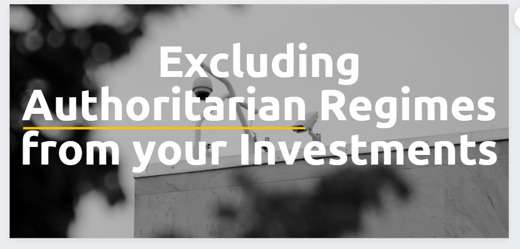 How to exclude securities in countries like Russia from your portfolio