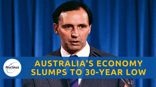 Australia’s economy slumps to 30-year low